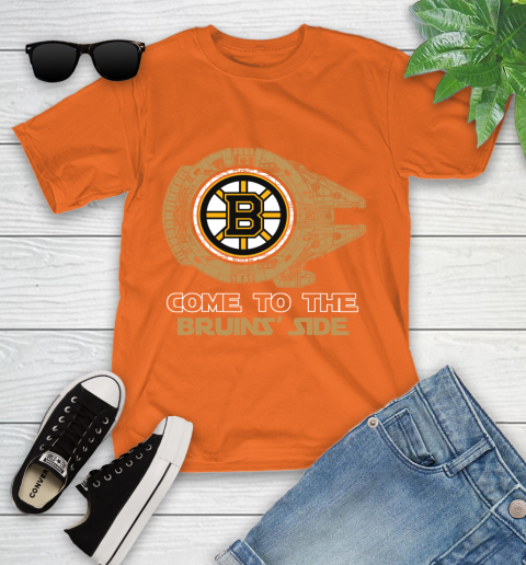 NHL Come To The Boston Bruins Wars Hockey Sports Youth T-Shirt 9