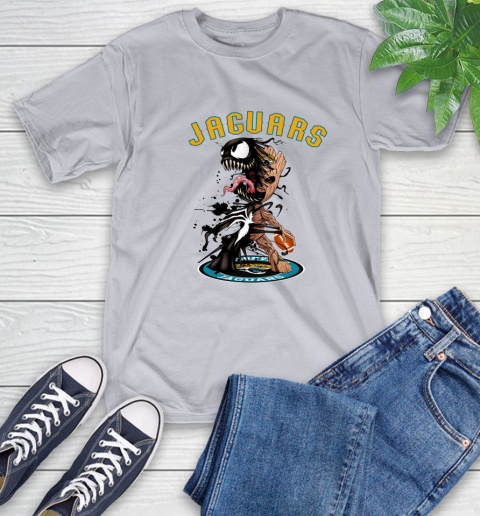 NFL Jacksonville Jaguars Football Venom Groot Guardians Of The Galaxy T-Shirt 6