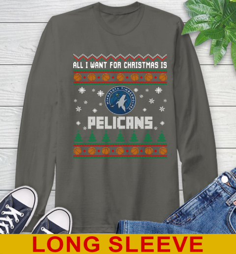 NBA Basketball All I Want For Christmas Is New Orleans Pelicans 64