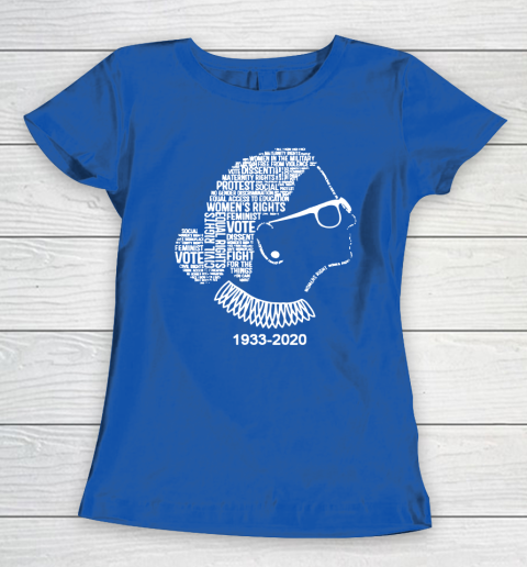 Notorious RBG 1933  2020 Shirt Ruth Bader Ginsburg RIP Women's T-Shirt 8