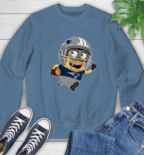 NFL New England Patriots Minions Disney Football Sports Sweatshirt 7
