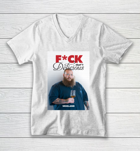 Fuck That's Delicious Shirt V-Neck T-Shirt