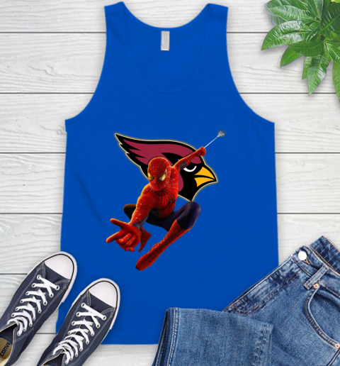 NFL Spider Man Avengers Endgame Football Arizona Cardinals Tank Top 5