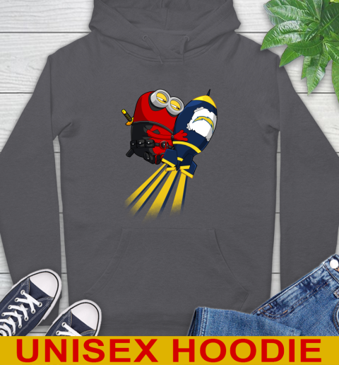 NFL Football Los Angeles Chargers Deadpool Minion Marvel Shirt Hoodie 7