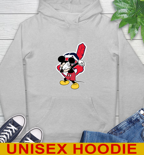 Cleveland Indians MLB Baseball Dabbing Mickey Disney Sports Hoodie 6