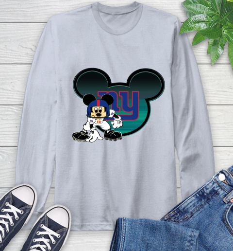 NFL New York Giants Mickey Mouse Disney Football T Shirt Long Sleeve T-Shirt 6