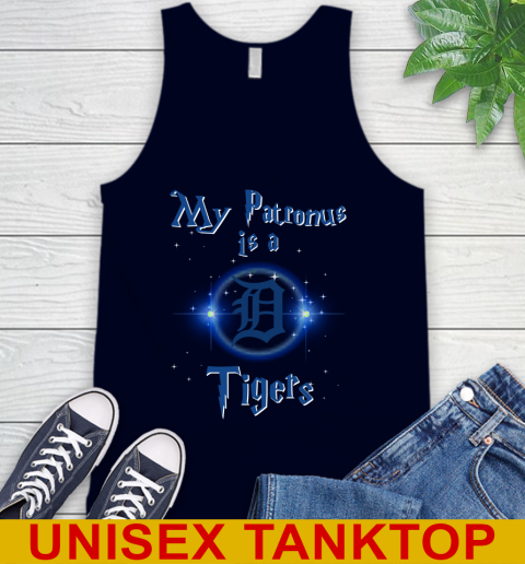 MLB Baseball Harry Potter My Patronus Is A Detroit Tigers Tank Top 2