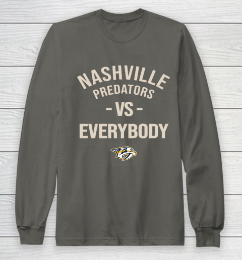 Nashville Predators Vs Everybody Long Sleeve T-Shirt 5