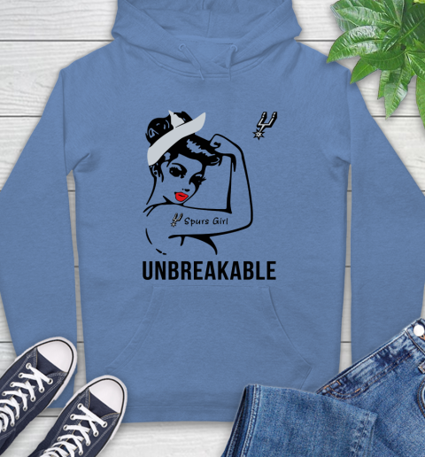 NBA San Antonio Spurs Girl Unbreakable Basketball Sports Hoodie 9