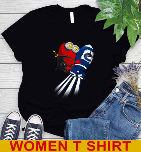 NHL Hockey Vancouver Canucks Deadpool Minion Marvel Shirt Women's T-Shirt
