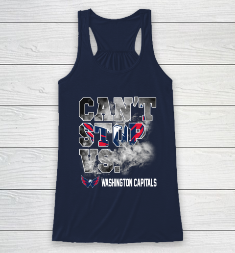 NHL Washington Capitals Hockey Can't Stop Vs Racerback Tank 8