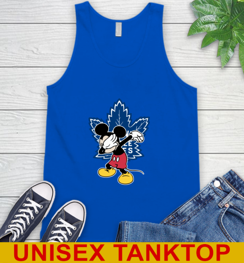 Toronto Maple Leafs NHL Hockey Dabbing Mickey Disney Sports Tank Top 5