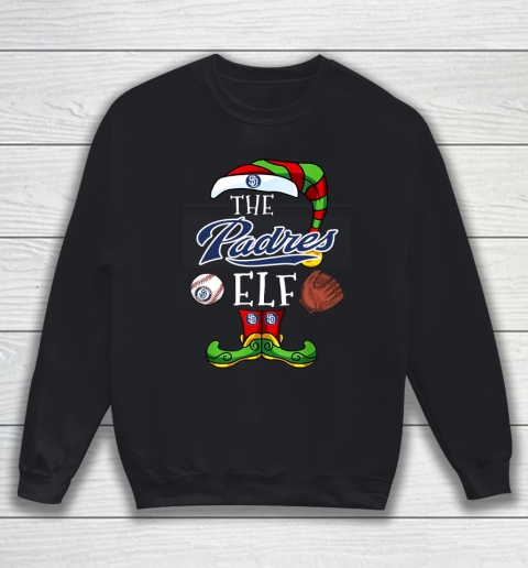 San Diego Padres Christmas ELF Funny MLB Sweatshirt