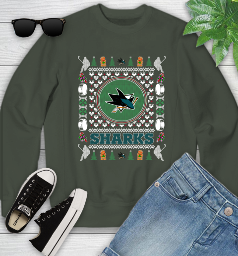 San Jose Sharks Merry Christmas NHL Hockey Loyal Fan Ugly Shirt 123