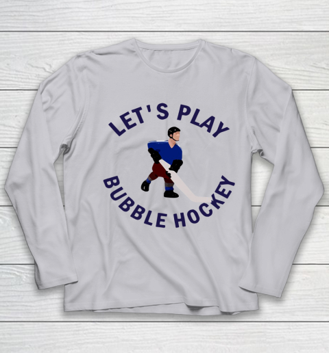 Bubble Hockey Let's Play Youth Long Sleeve - Image 4