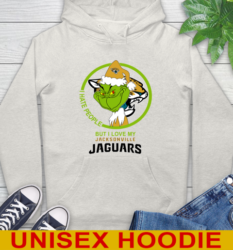 Jacksonville Jaguars NFL Christmas Grinch I Hate People But I Love My Favorite Football Team Hoodie 12