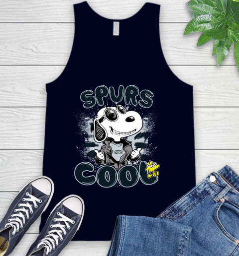 NBA Basketball San Antonio Spurs Cool Snoopy Shirt Tank Top 2