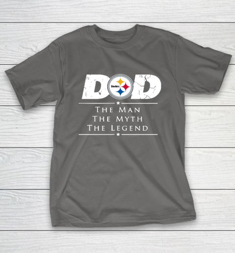 Pittsburgh Steelers NFL Football Dad The Man The Myth The Legend T-Shirt 8