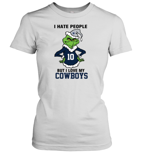 I Hate People But I Love My Cowboys Women's T-Shirt