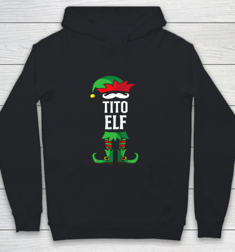 Tito Elf Costume Christmas Holiday Matching Family Youth Hoodie
