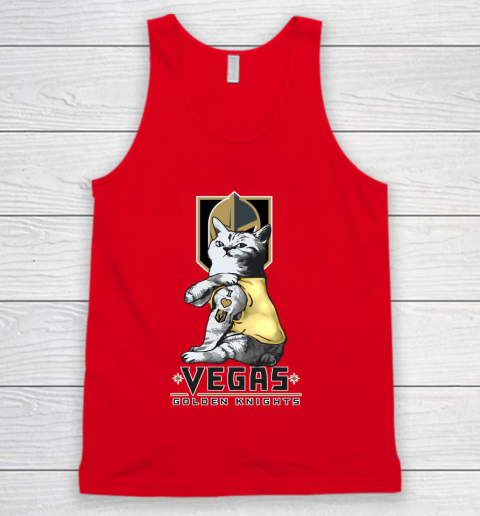 NHL My Cat Loves Vegas Golden Knights Hockey Tank Top 5