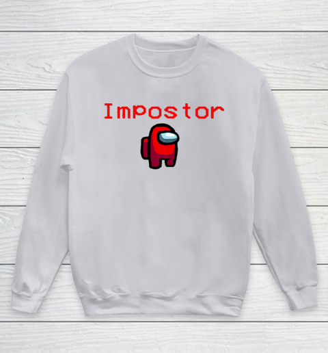 Video Game Impostor Guy Among Us Youth Sweatshirt