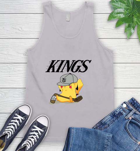 NHL Pikachu Hockey Sports Los Angeles Kings Tank Top 4