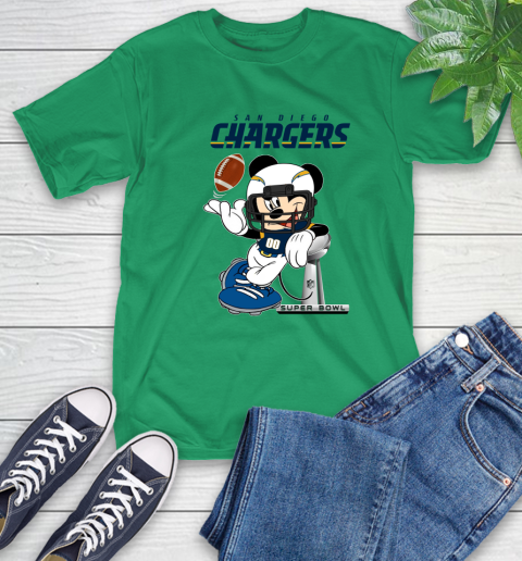NFL San diego chargers Mickey Mouse Disney Super Bowl Football T Shirt T-Shirt 19