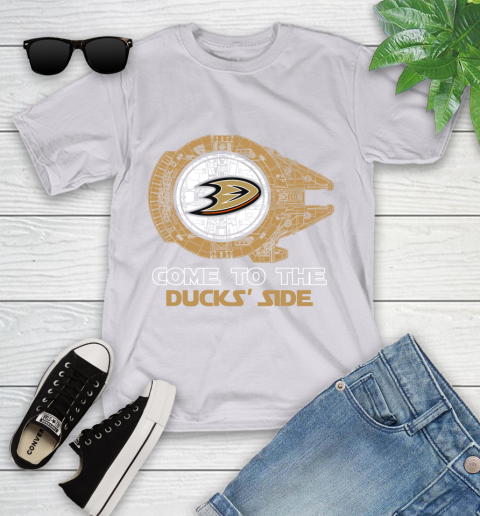 NHL Come To The Anaheim Ducks Wars Hockey Sports Youth T-Shirt 4