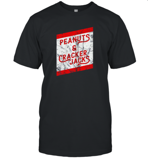Vintage Baseball Shirt Peanuts and Cracker Jacks Unisex Jersey Tee