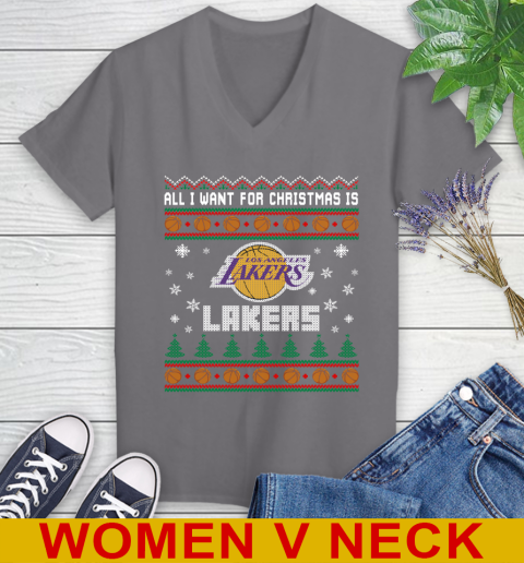 NBA Basketball All I Want For Christmas Is Los Angeles Lakers 83