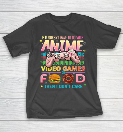 Anime Video Games Food Anime Lovers Gifts Idea Girls Boys T-Shirt