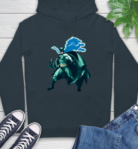 NFL Batman Football Sports Detroit Lions Hoodie 7