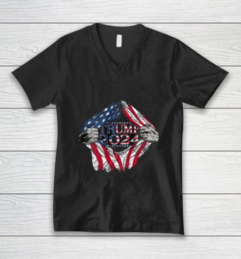 Pro Trump Shirt Trump 2024 V-Neck T-Shirt