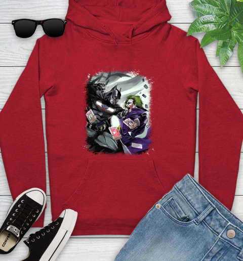 New Orleans Pelicans MLB Basketball Batman Fighting Joker DC Comics Youth Hoodie 11