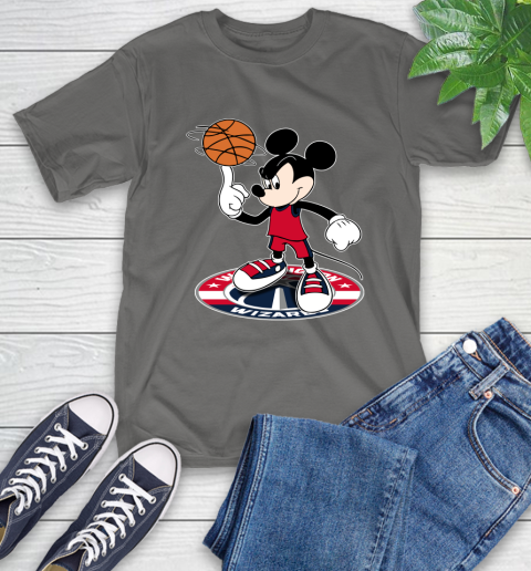 NBA Basketball Washington Wizards Cheerful Mickey Disney Shirt T-Shirt 10