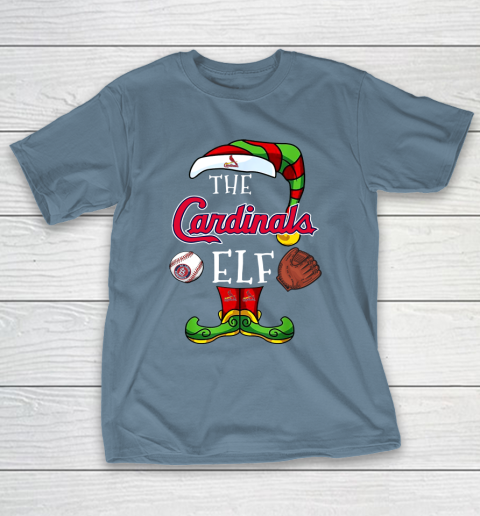 St.Louis Cardinals Christmas ELF Funny MLB T-Shirt 16