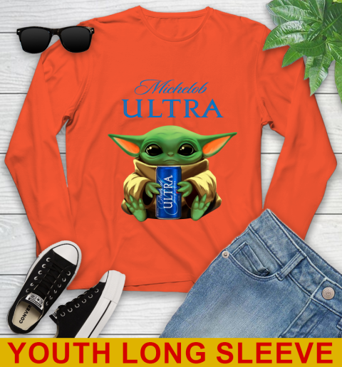 Star Wars Baby Yoda Hugs Michelob Ultra Beer Shirt 125