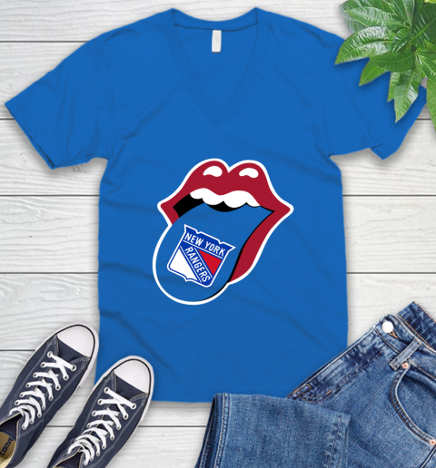 New York Rangers NHL Hockey Lips I Root For My Team Adoring Fan 54