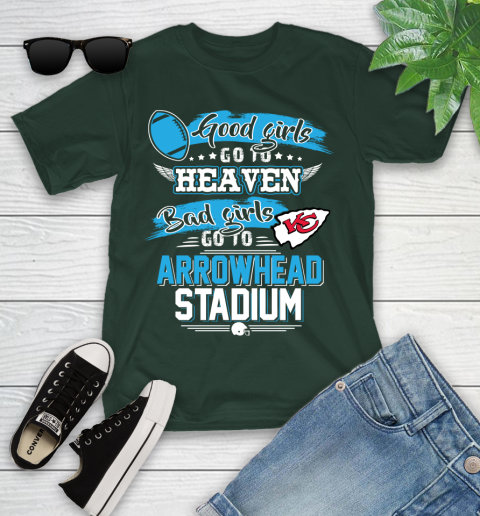 Kansas City Chiefs NFL Bad Girls Go To Arrowhead Stadium Shirt Youth T-Shirt 5