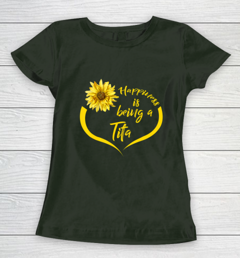 Womens Tita Gift Happiness Is Being A Tita Women's T-Shirt 4