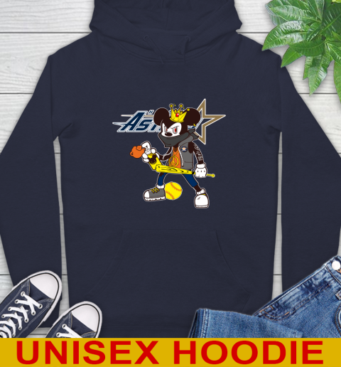 Houston Astros MLB Baseball Mickey Peace Sign Sports Hoodie 4