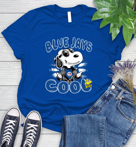 MLB Baseball Toronto Blue Jays Cool Snoopy Shirt Women's T-Shirt 10