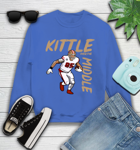 George Kittle Kittle Over the Middle San Francisco Shirt 119