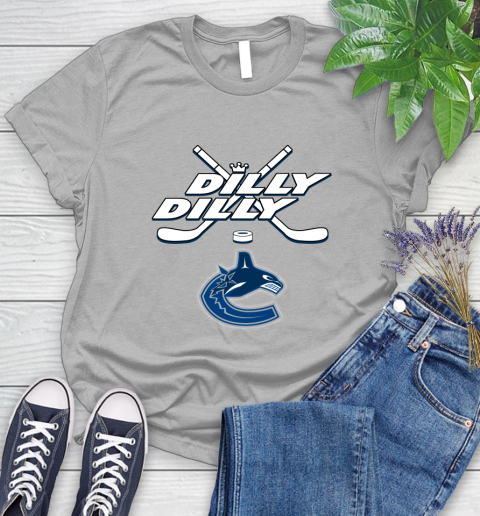 NHL Vancouver Canucks Dilly Dilly Hockey Sports Women's T-Shirt 5