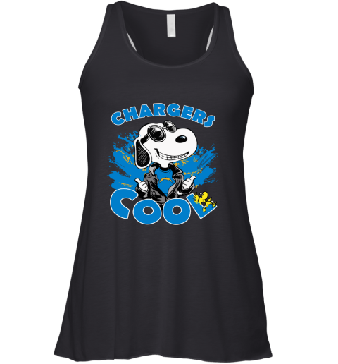 Los Angeles Chargers Snoopy Joe Cool We're Awesome Racerback Tank
