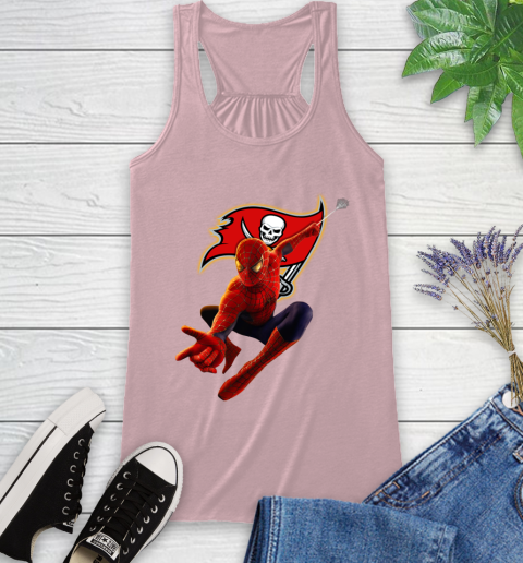 NFL Spider Man Avengers Endgame Football Tampa Bay Buccaneers Racerback Tank 11