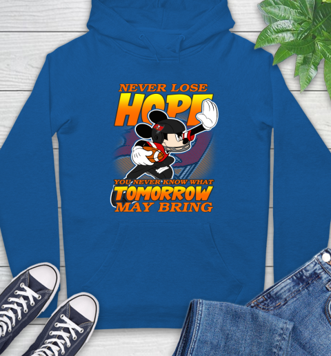 Tampa Bay Buccaneers NFL Football Mickey Disney Never Lose Hope Hoodie 9