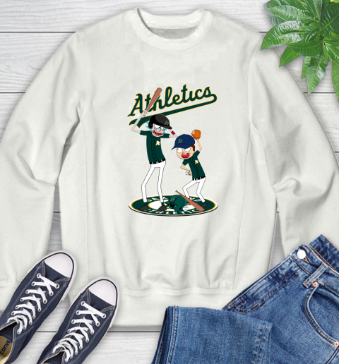 MLB Oakland Athletics Rick And Morty Baseball 25