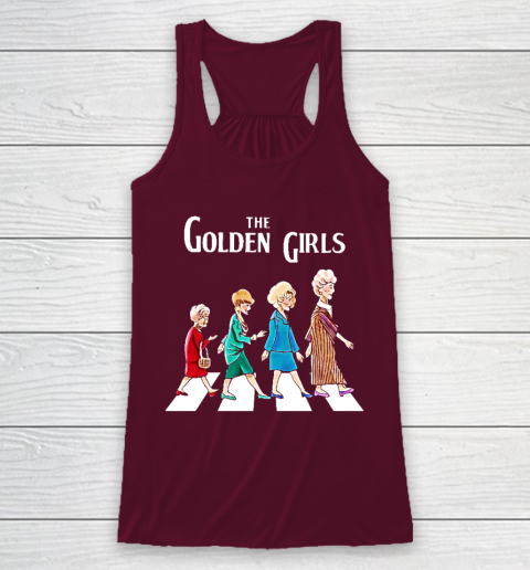 Golden Girls Tshirt fan art vintage retro The Golden Girls Rose Dorothy Blanche Racerback Tank 2
